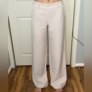 Light Pink Wide Leg Express Dress Pants